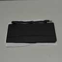 Universal Wireless Keyboards Ultra Light Portable Mini Keyboard with Adjustable Angle Stand & Leather Case, Computer Keyboards Rechargeable Travel Bluetooth Keyboard for iPad Android, Windows and iOS (Black)