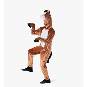 Morph Horse Costume Adult - Kentucky Derby Costumes for Men Fun Horse Outfit for Halloween Parties Large