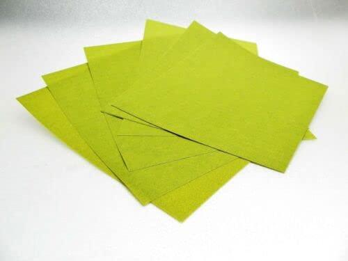 3M Polishing Paper Tri-Mite Wet or Dry 400 Grit 30 Micron Green 10 Sheets Made in USA