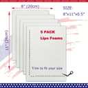 5 Pack Lipo Foam Pads for Post Surgery Ab Board Liposuction Surgery Flattening Abdominal Compression Garments Lipo Foam Sheets 8" x 11"