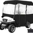 VEVOR Golf Cart Enclosure, Polyester Driving Enclosure, Club Car Covers Universal Fits for Most Brand Carts, Sunproof and Dustproof Outdoor Cart Cover