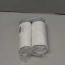 80 Counts 4 Gallon Small Drawstring Trash Bags, Small Garbage Bags Code a fit 10-15 Liter, 3.5-4 Gal Mini Trash Bag, White Trash Bin Liners for Home Office Kitchen Bathroom Bedroom