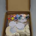 KatchOn, Mermaid Crafts Kit for Kids - 40 Pieces | DIY Paint Mermaid Party Favors for Girls, Pinata Stuffers, Wooden Mirror Craft for Kids | Birthday Party Games, Classroom Prizes, Art and Craft Gifts