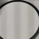 20 Inch Flush Mount Ceiling Light, 40W Dimmable LED Fixture 4000LM, 3000K/4500K/6000K Adjustable, Round Ceiling Lamp for Bedroom, Kitchen, Living Room, Dining Room, Bathroom, Black