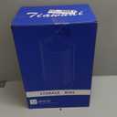 Tiawudi 12 Pack Plastic Storage Bins, Multi-Use Organizer Bins, Pantry Organizer, Clear Storage Containers for Home, Kitchen, Office, Cabinet, Shelf and Fridge Organization