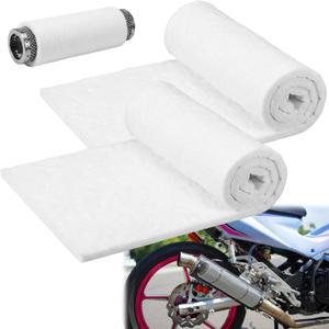 2 Pack Muffler Packing, Ceramic Exhaust Packing, Universal Muffler Mat for Motorcycle Exhaust, Insulated Pipe Wrap Silencer for 2-Stroke 4-Stroke Motorcycle Atv Dirt Bike, Motorcycle Accessories