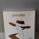 dressfan Church Fascinator Derby Hats for Women,20s 50s Linen Vintage Derby Hat for Church/Wedding/Cocktail/Tea Party (Red)