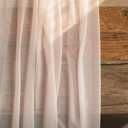 Ling's Moment 14Ft Blush Sheer Chiffon Like Table Runner Dusty Pink Table Runners for Rustic Wedding Reception Bridal Shower Decorations Birthday Party
