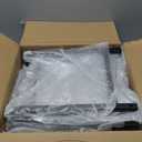 ETELI Water Dispenser Floor Stand with Shelves 3 Tier Small Ceramic Crocks Water Dispenser Storage Drink Dispenser Stand Water Jug Stand Plant for 1-5 Gallon Water Bottle Dispenser Crocks, Black