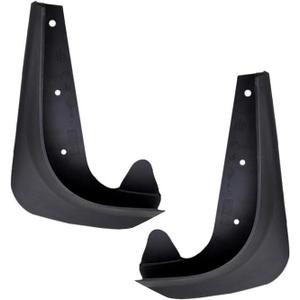 2 PCS Car Mud Flaps, Splash-Protection Auto Fender Flaps, All Weather Protector Universal Mud Guards, for Sedans and SUVs (Black, 7x9.8In)