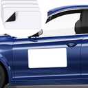 DIYMAG 4Pcs Blank Car Magnets,Door Magnet Rounded Corners Magnetic Set for Vehicle to Advertise Business Cover Company Logo Prevent Cars Scratches Dents, White, 24/" x 12/" -4P