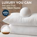 MIULEE 14x36 Inch Throw Pillow Insert, Decorative Pillows for Couch Bed