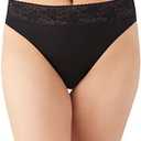 Wacoal Women's Comfort Touch Hi Cut Brief Panty, Size 6-M