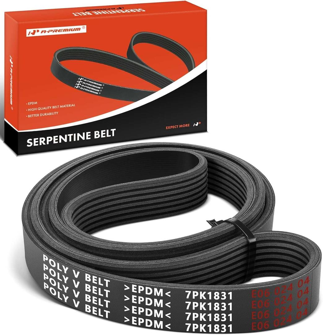 A-Premium 72.17 Inch 56992R40A01 Engine Serpentine Drive Belt Compatible with Honda Accord 2008 2009 2010 2011 2012, L4 2.4L, Gas Only