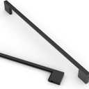 Asidrama 10 Pack 10 Inch(256mm) Matte Black Kitchen Cabinet Handles, Cabinet Pulls, Kitchen Cabinet Hardware for Cupboard Drawer Pulls