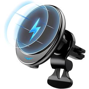 Magsafe Car Mount Wireless Car Charger [15W PRO ] Universal Vent Car Charging Fits iPhone16 Pro Max Plus Mini 16 15 14 13 12
