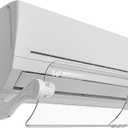 WITFORMS PREMIUM PLUS - Adjustable AC air deflector - 360° Rotatable - Extends 24" to 43" Length - Fits Most Standard Split air conditioners - Transparent Design - Measure Before Purchase