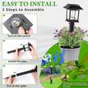 Greluna Solar Lights Outdoor,12 Pack 3000K Waterproof Auto On/Off Solar Pathway Lights for Your Garden, Landscape, Path, Yard, Patio, Driveway,Walkway Decor