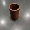 One Wall Brands Wood Utensil Holder 7" Kitchen Utensil Storage for Counter Top Kitchen Décor Natural Finish Brown.