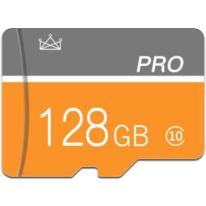 128GB Memory Card,Micro Memory Card with Adapter Class 10 High Speed for Camera,Smartphone,Tablet