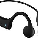 2025 New Bone Conduction Headphones, Bluetooth 5.4 Open-Ear Wireless Sports Headset with Mic & Earplugs, 12H Playtime, Type-C Fast Charge, Waterproof Earphones for Running, Cycling, Gym, Gift