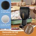 Smoke Purifier For Smoking Indoors,Portable Exhaust Fan and Washable Smoke Filter for Indoor BBQ,Hot Pot, Range Hood