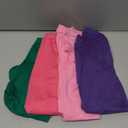 Chol&Vivi Plain Dog Shirt, 4pcs Blank Cotton Shirts Fit for Extra Small to Extra Large Size Dogs, Sleeveless Apparel Soft and Lightweight, Tank Top for All Breeds, Blue/Purple/Pink/Rose Red, Large (L (19" Chest))