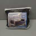 TAOCOCO Waterproof Sofa Covers for Dogs Pets with Non Slip Backing, Couch Seat Covers with Side Pocket for 3 Cushion Couch Washable Dog Couch Cover Protector Sofa Slipcovers(Sofa, Black)