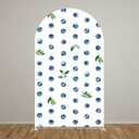 Blueberry Arch Backdrop Cover for Birthday Baby Shower Wedding Party Decoration,Elastic Fabric Background (Width=35"(90cm),Height=72"(180cm),GUS-Arch-GX-900)