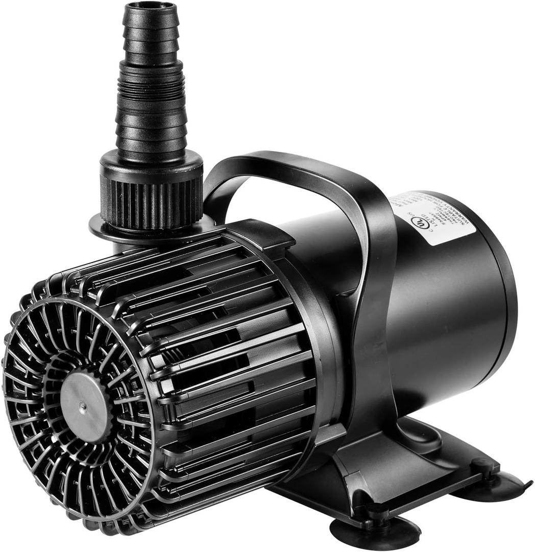 VIVOSUN 5300 GPH Submersible Water Pump, 310W Pond Pump, Ultra Quiet Aquarium Pump with 20FT. Lift Height for Pond Waterfall, Fish Tank, Statuary, or Hydroponics
