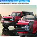 Front Corner Edge Protector Ford Bronco Accessory, 2-PCS Anti Scratch Front Corner Guards Protector, Front Corner Guards Trim Cover Compatible for Ford Bronco 2021 2022 2023 2/4 Doors