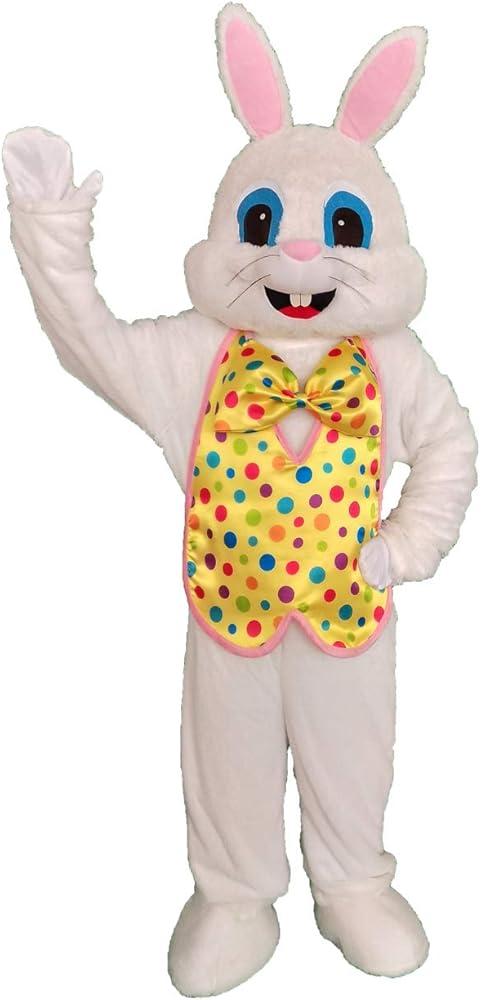 Easter Rabbit With Vest Bunny Cute Plush Mascot Costume Party Dresses Outfits