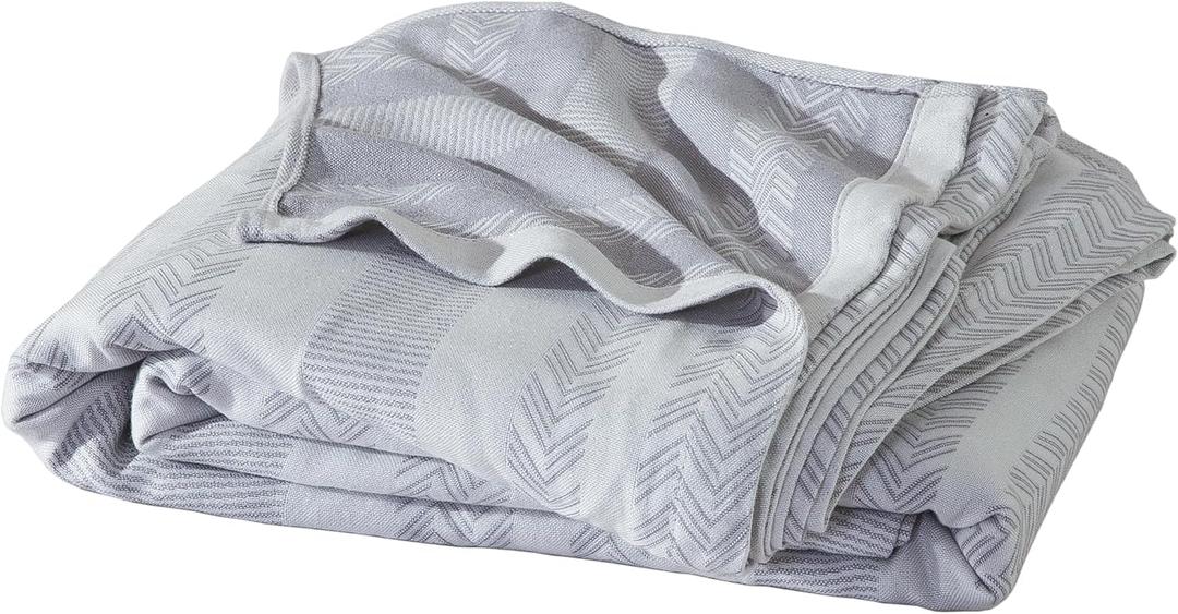 King Size Blanket for Bed-70% Rayon Derived from Bamboo & 30% Cotton Breathable Cooling Blanket for Hot SleepersLightweight and Soft for SummerLight Grey104x90 inches