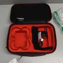 YOREPEK Travel Case for DJI NEO Fits RC-N3/RC-2 Remote Controller, Portable Lightweight PU Carrying Case for DJI NEO Drone Fly More Combo Accessories, Shockproof Waterproof Shoulder Storage Bag