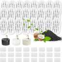 MISFANS Ceramic Cat Water Fountain Filters, 24 Pack Replacement Filters & 24 Pack Replacement Pre-Filter Sponges Set for MISFANS and Other Ceramic Pet Fountain Water Dispenser