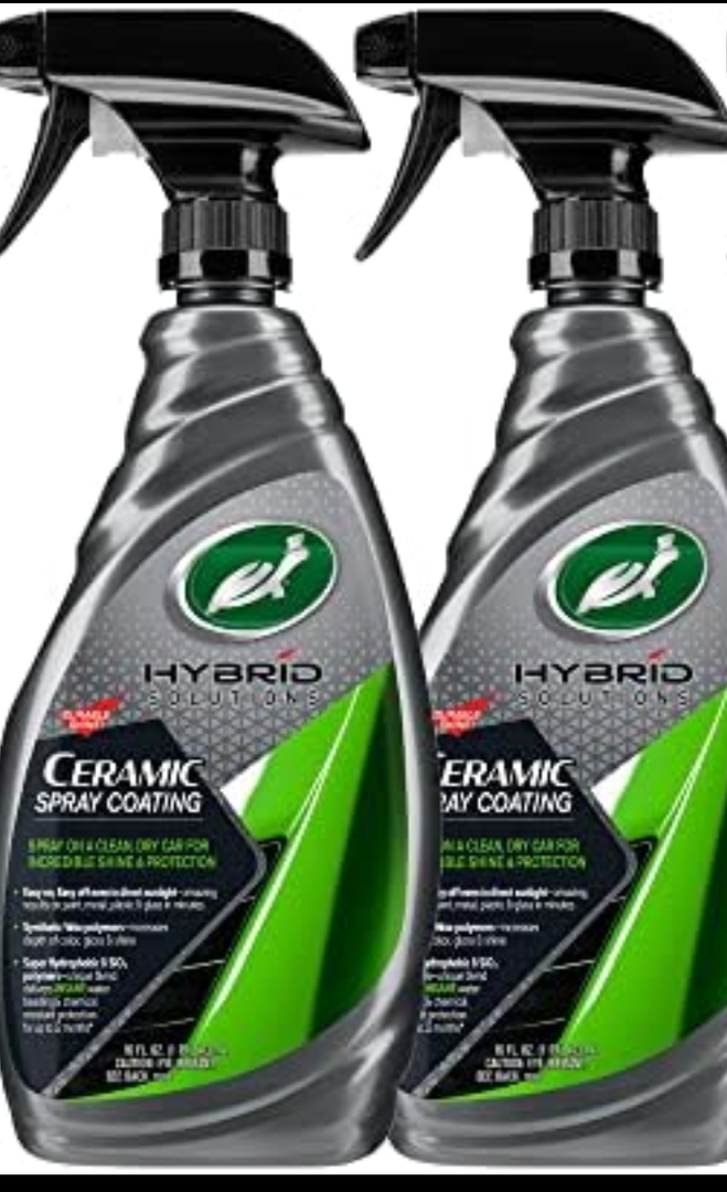 Turtle Wax 53883 Hybrid Solutions Ceramic Spray Coating, Incredible Shine and Protection for Car Paint, Extreme Water Beading, Safe for Cars, Trucks, Motorcycles, RV's and More, 16 oz. (Pack of 2)