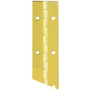 National Hardware N148-155 Continuous Hinge, Brass, 1-1/2" x 30"