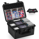 INCHOICASES Card Case Sports Graded Trading Card Storage Box for PSA BCW MTG Tmnt TCG Zion Magnetic Card, Waterproof Hard Carrying Case Card Protective Organizer for Rigid Card Sleeve Collector