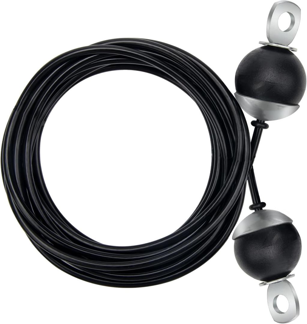 196In Home Gym Replacement Cable, Fix Fitness Pulley Cable with 2 Gravity Ball 5mm Gym Pulley Rope for Exercise Machine