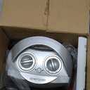 GiveBest Portable Electric Space Heater with Thermostat, 1500W/750W Safe and Quiet Ceramic Heater Fan, Heat Up 200 Square Feet for Office Room Desk Indoor Use, Silver