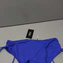 Daci Women Mid Waist Bikini Bottoms - Full Coverage Swim Bathing Suit Bottom Side Tied Swimsuit Bottoms (Small, Royal Blue)