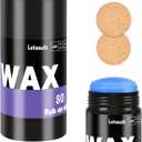 80G Rub On Ski Snowboard Wax, Universal Temperature Wax with 3PCS Easy Cork Applicator, Rub on Quick Waxing Kit for Outdoors Ski Snowboard Accessories
