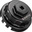 Spurtar Oil Filter Wrench for Toyota Cap Style Oil Filter Removal Tool 64mm for Lexus, Camry, 4 Runner, RAV4, Tundra, Tacoma, Highlander, Sienna, Sequoia, Avaion, Venza 2.5-5.7L Engine