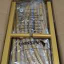 Snughome Arch Backdrop Stand, Set of 2 Metal Arch Stand (7.2FT+6FT), Gold Wedding Arch Frame for Party, Baby Shower, Holiday, Ideal for Balloon Flower