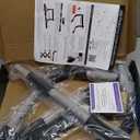 Ally Peaks Pull Up Bar for Doorway | Thickened Steel Max Limit 440 lbs Upper Body Fitness Workout Bar| Multi-Grip Strength for Doorway | Indoor Chin-Up Bar Fitness Trainer for Home Gym Portable (silver2)