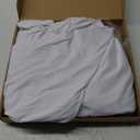 Wokceer 7.2FT Wedding Arch Backdrop Cover Spandex Fitted White Wedding Arch Covers Round Top Chiara Arches Backdrop Cover for Birthday Party Ceremony Banquet Decoration