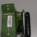 Maestri House Rechargeable Milk Frother, LunaFro Mini Handheld Electric Foam Maker Detachable Stainless Steel Whisk Drink Mixer Foamer Mini Blender for Matcha, Lattes, Cappuccino, No Stand (Black)