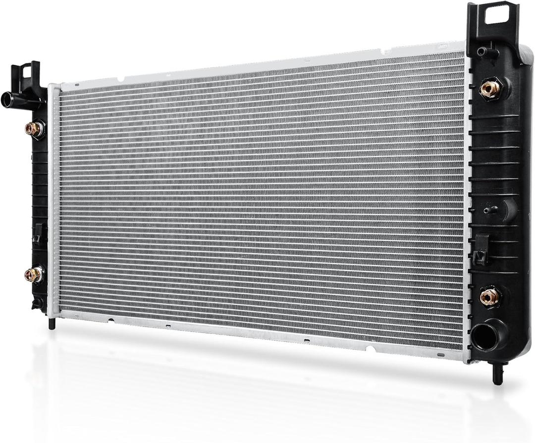 DWVO 34'' Core Radiator Compatible Compatible with Chevy Silverado Suburban GMC Yukon Sierra Tahoe Escalade Hummer H2 4.3L 4.8L 5.3L 6.0L 6.2L V8 DWRD1001