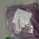 Cicy Bell Womens Cap Sleeve Shirts Tops Casual Crew Neck Tank T-Shirts (Purple)