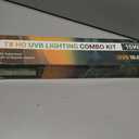 T8 10.0 UVB Reptile Light Fixture Kit 15W 18", with UV Sensor Card